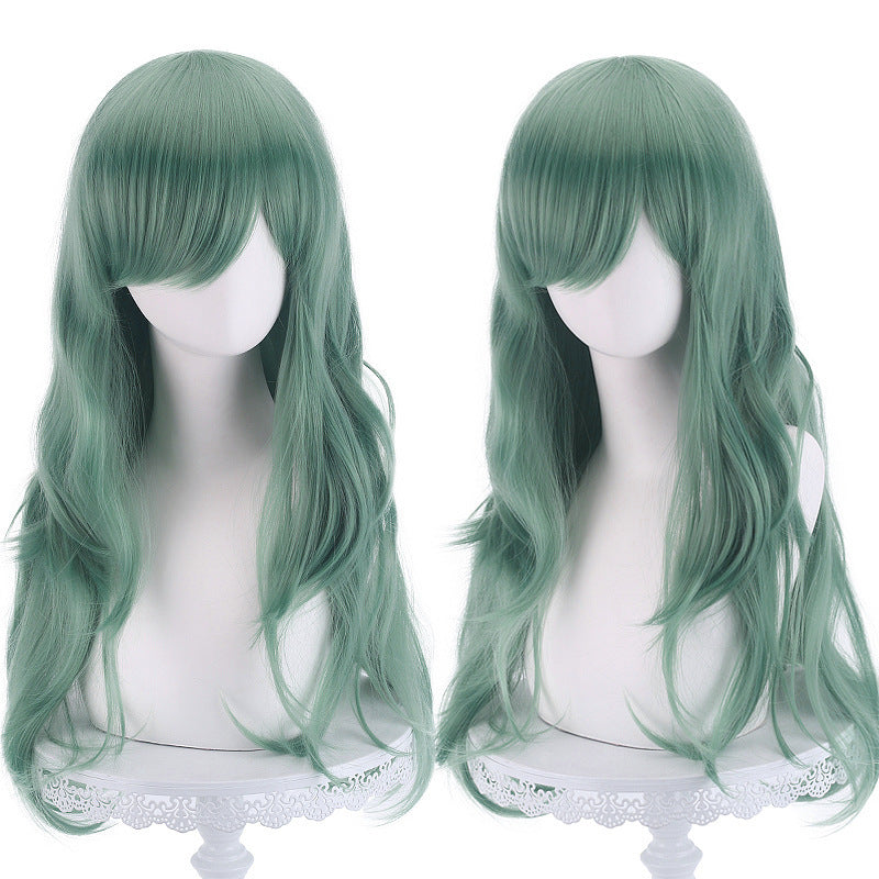 Anime Universal Long Curly Hair Micro Cos Wig