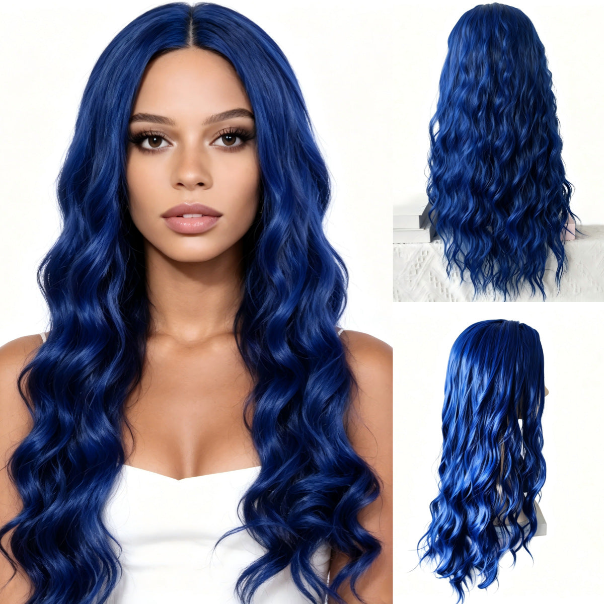 Women's Chemical Fiber Big Wave Gradient Dyeing Cos Wig