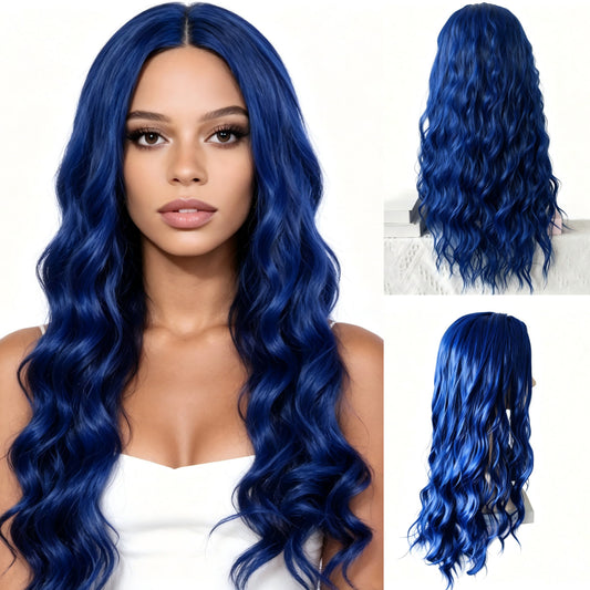 Women's Chemical Fiber Big Wave Gradient Dyeing Cos Wig