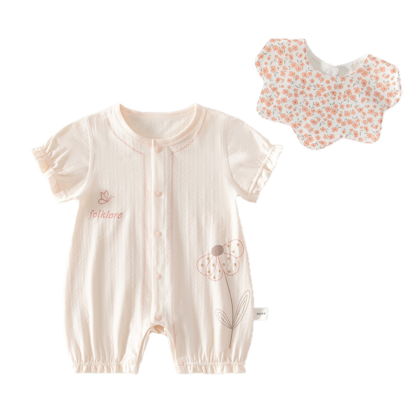 Children's Boneless Summer Thin Romper Infant Wear Open Jumpsuit, Climbing Suit