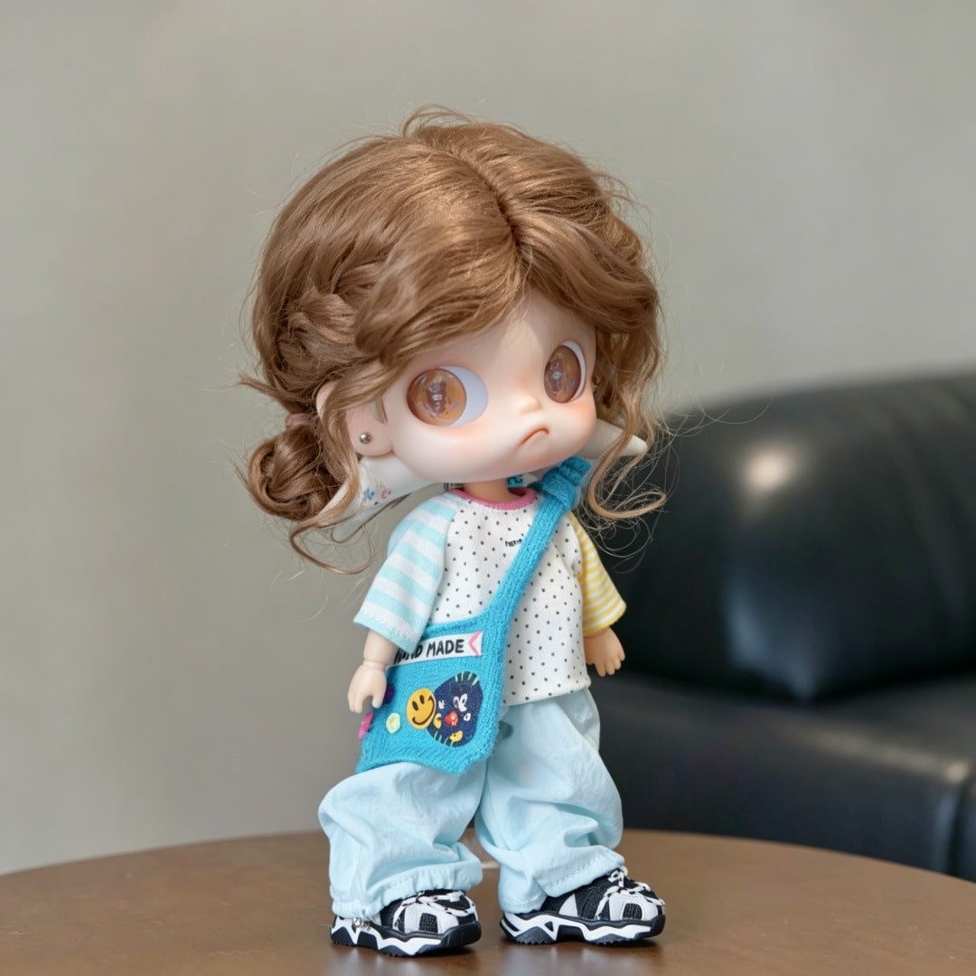 Zi Sister Doll Straight Bangs Water Ripple Comfortable Cos Wig