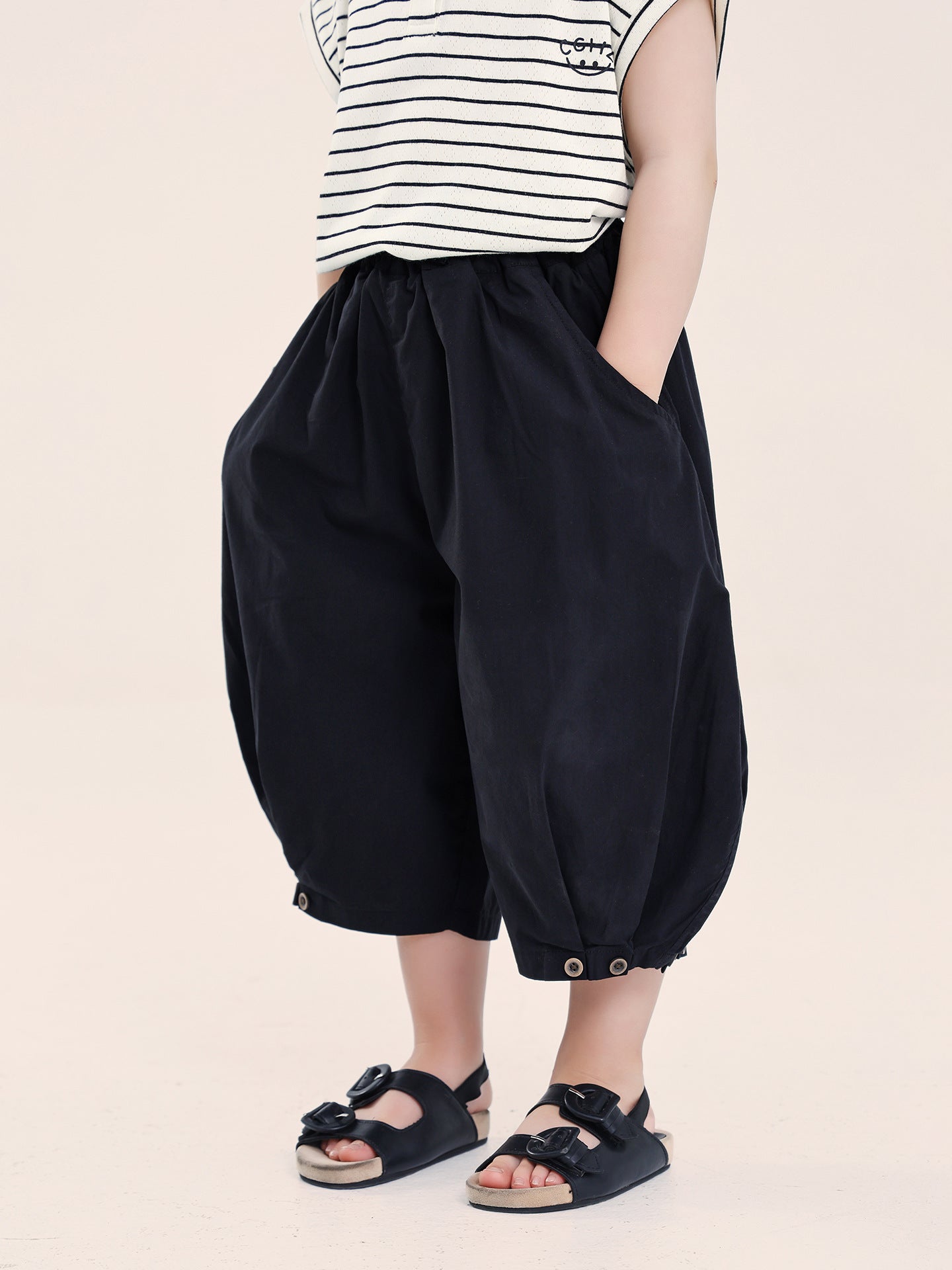 Children's Clothing Boy Summer Thin Cropped Korean Style Children's Pants