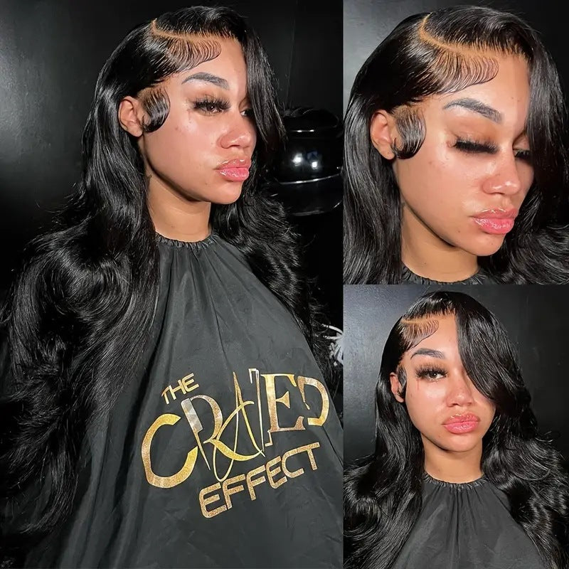 Front Lace Partial Big Wave Curly Hair Wig Long Curls