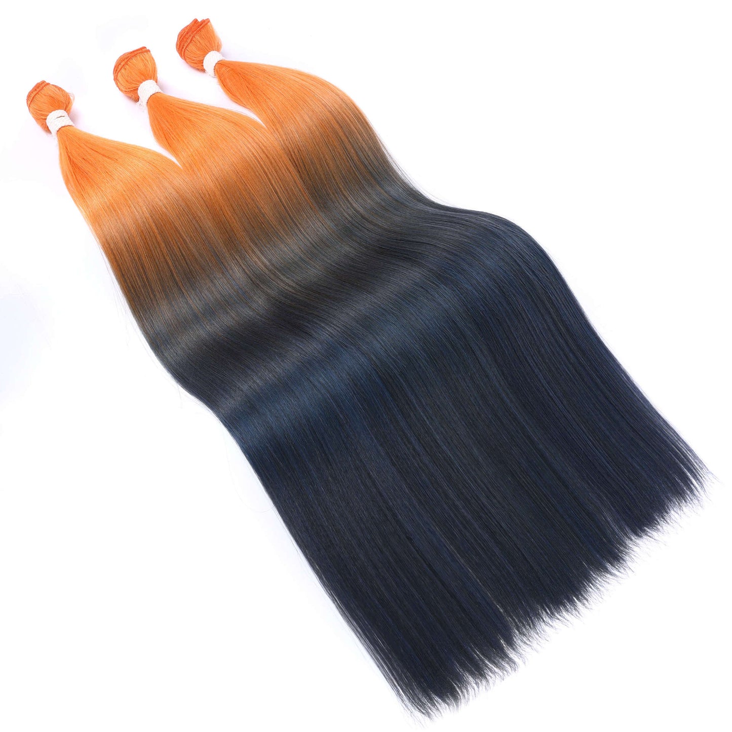 Women's Chemical Fiber African Hair Band Weft Long Straight Wig
