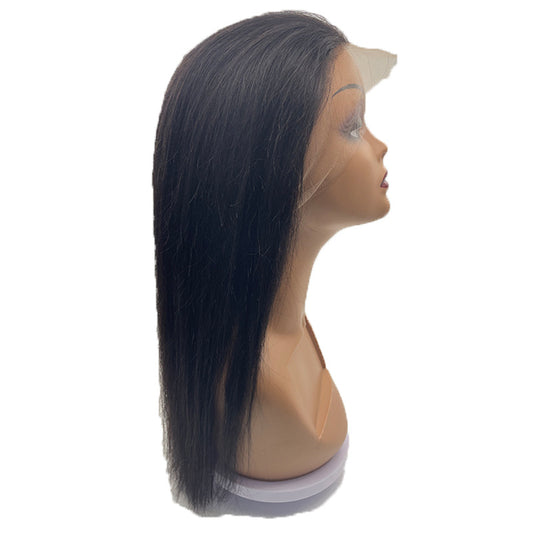 Human Straight Female Former Lace Head Real Hair Wig