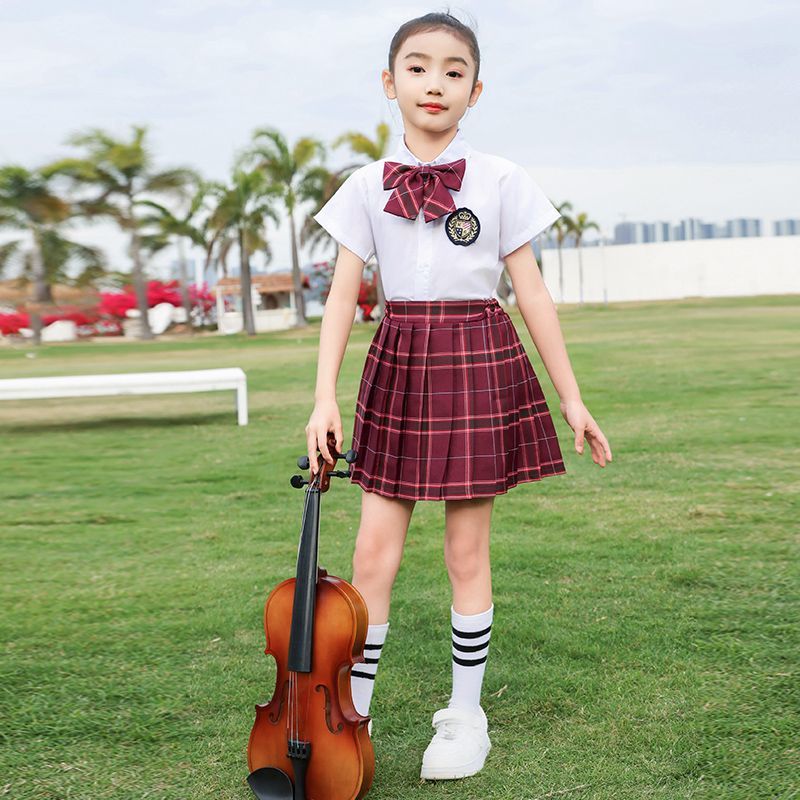 Children's Poetry Recitation Performance School Uniform Primary Secondary Business Attire Chorus Children's Suit