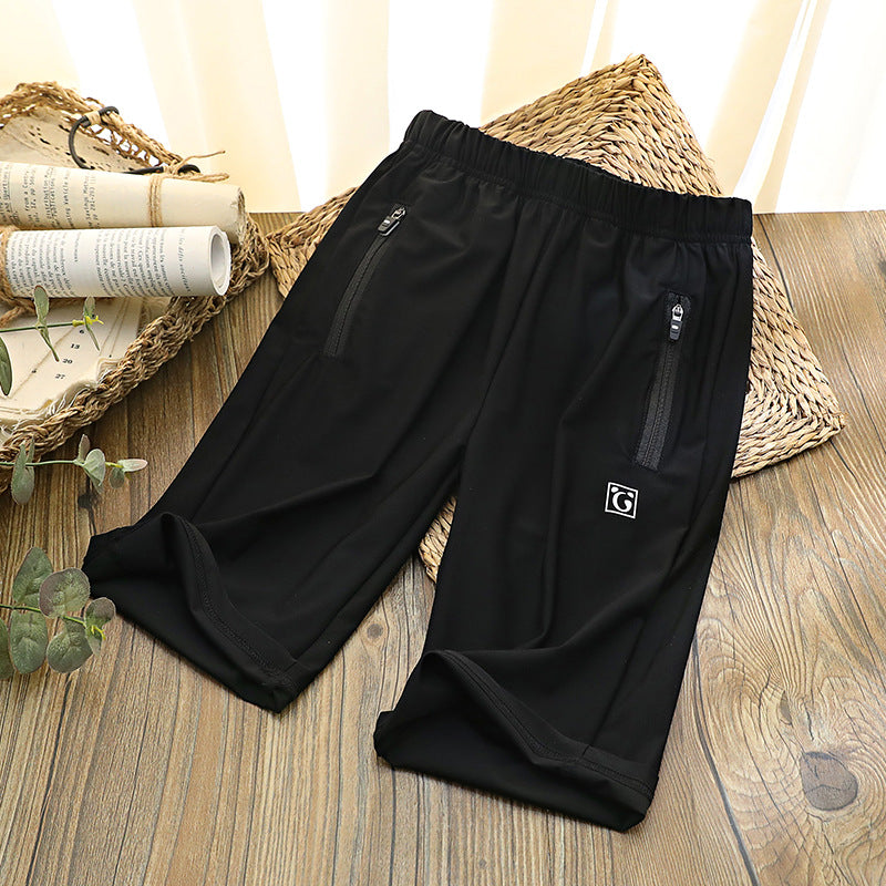 Zipper Shorts Live Supply Crawler Panda Classmates Middle Children's Pants