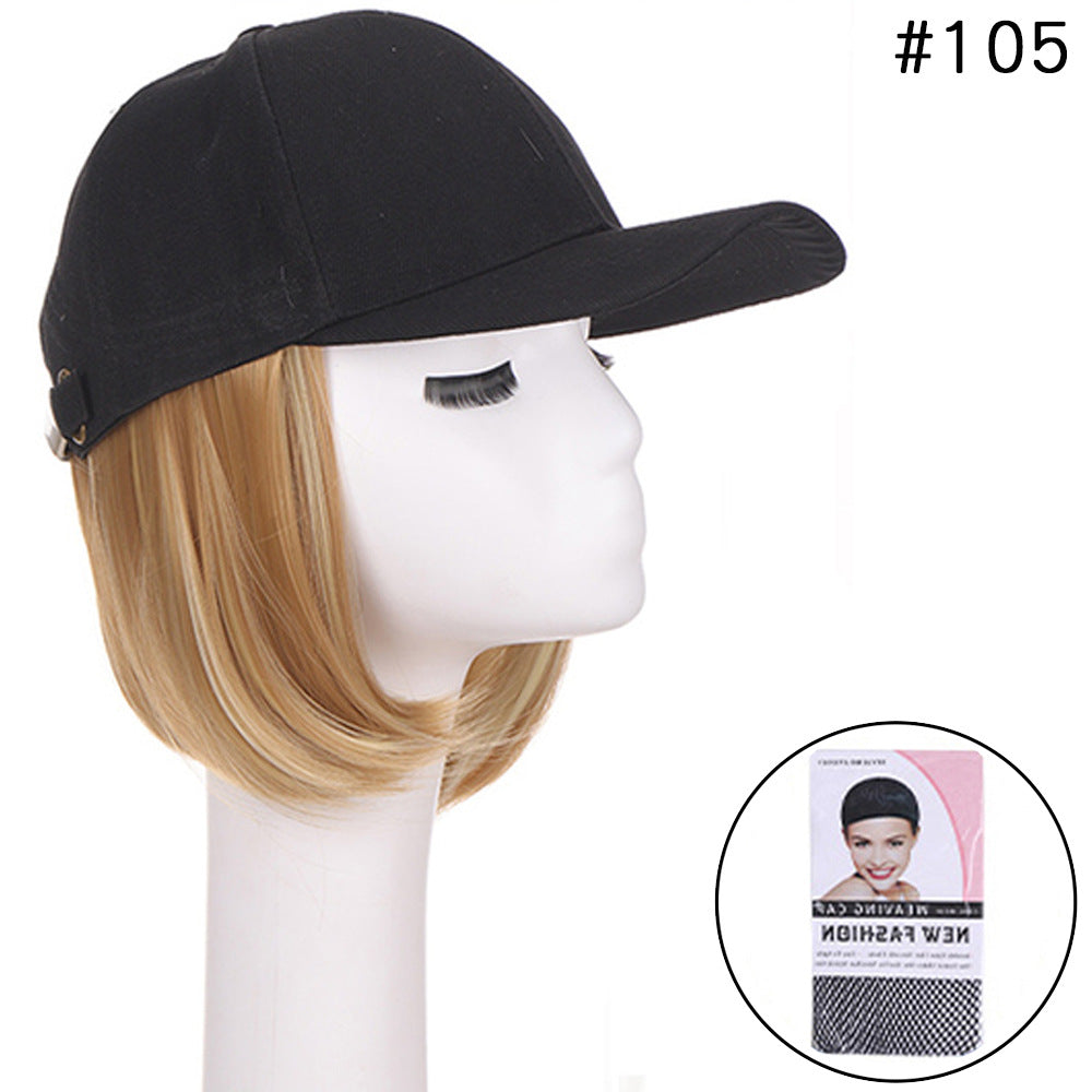 Women's Hat Short Hair One-piece Peaked Cap Summer Other Wig