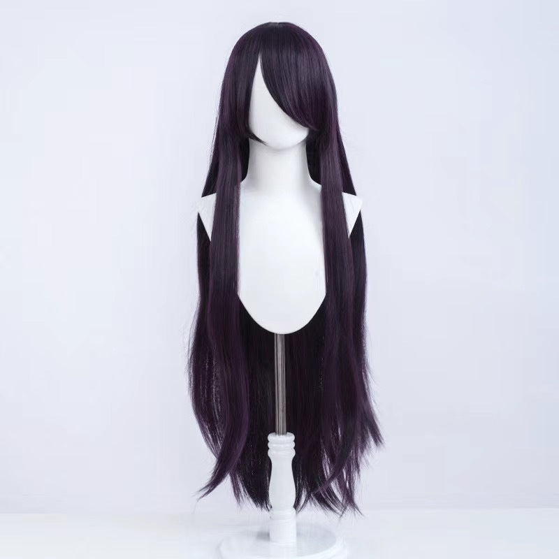 Silk Yi Universal Anime Style Air Bangs Long Straight Hair Cos Wig