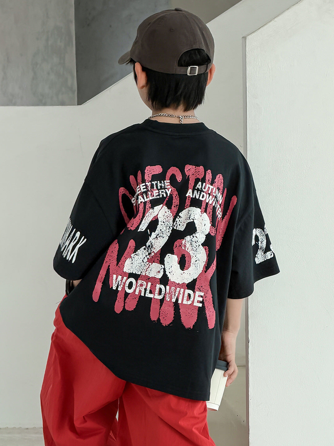 Wear Loose Top Boy Half Sleeve Children's T-shirt