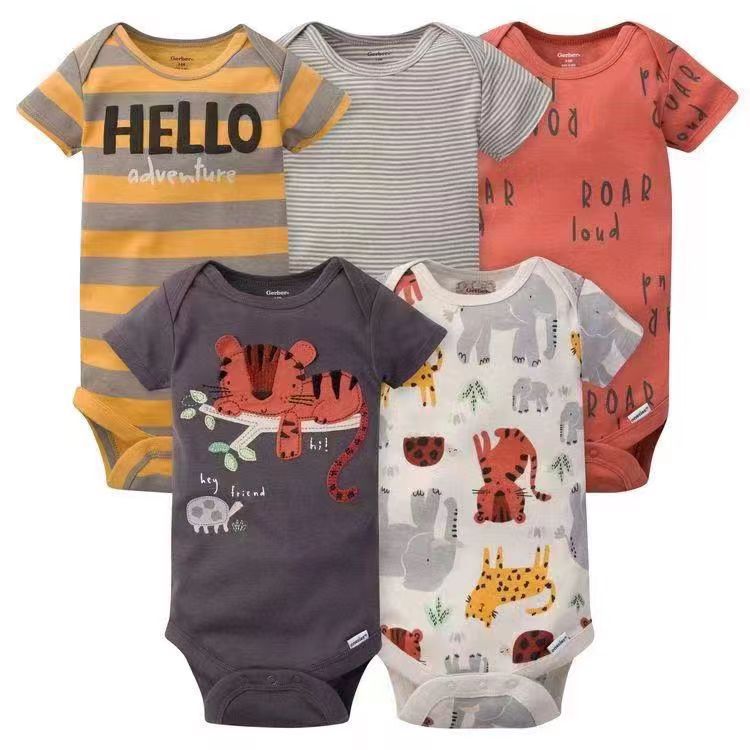 Jumpsuit Unisex Short Sleeve Born Rompers Thin Jumpsuit, Climbing Suit