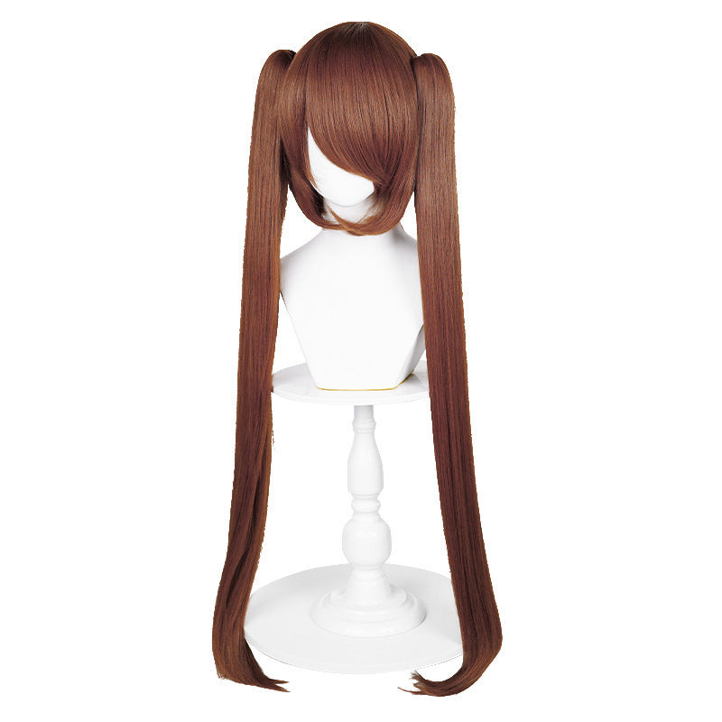 Plum Blossom Anime Jaws Clamp Single Ponytail Universal Cos Wig