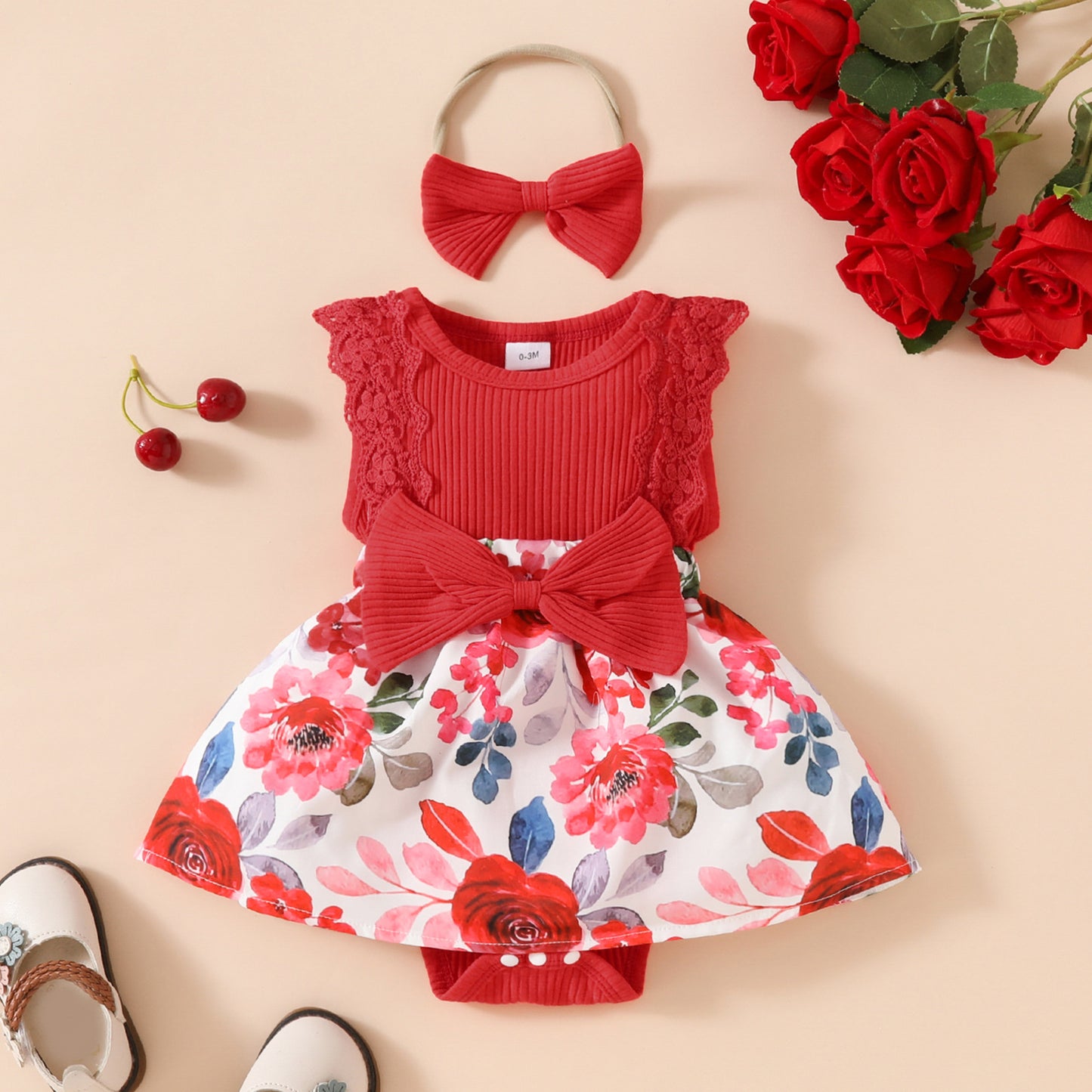 Lace Triangle Rompers Years Old Flower Jumpsuit, Climbing Suit
