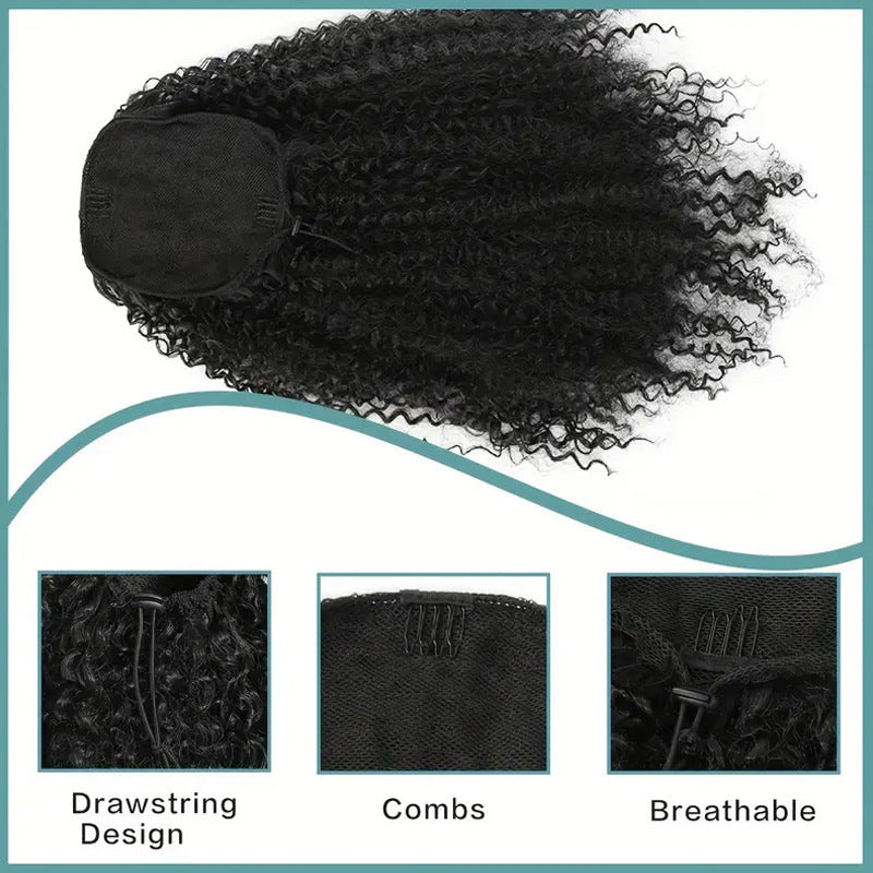 Tail African Fashion Chemical Fiber Fluffy Wig Ponytail