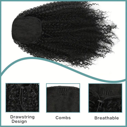 Tail African Fashion Chemical Fiber Fluffy Wig Ponytail