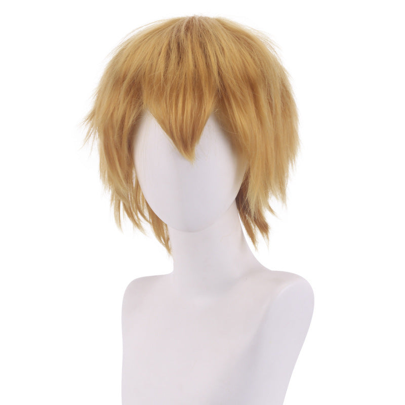 Men's Main Less Short Hair Color Universal Cos Wig