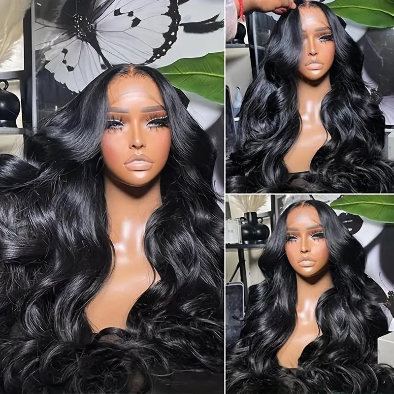 Fashion Front Lace Inch Big Wave Curly Wig Long Curls