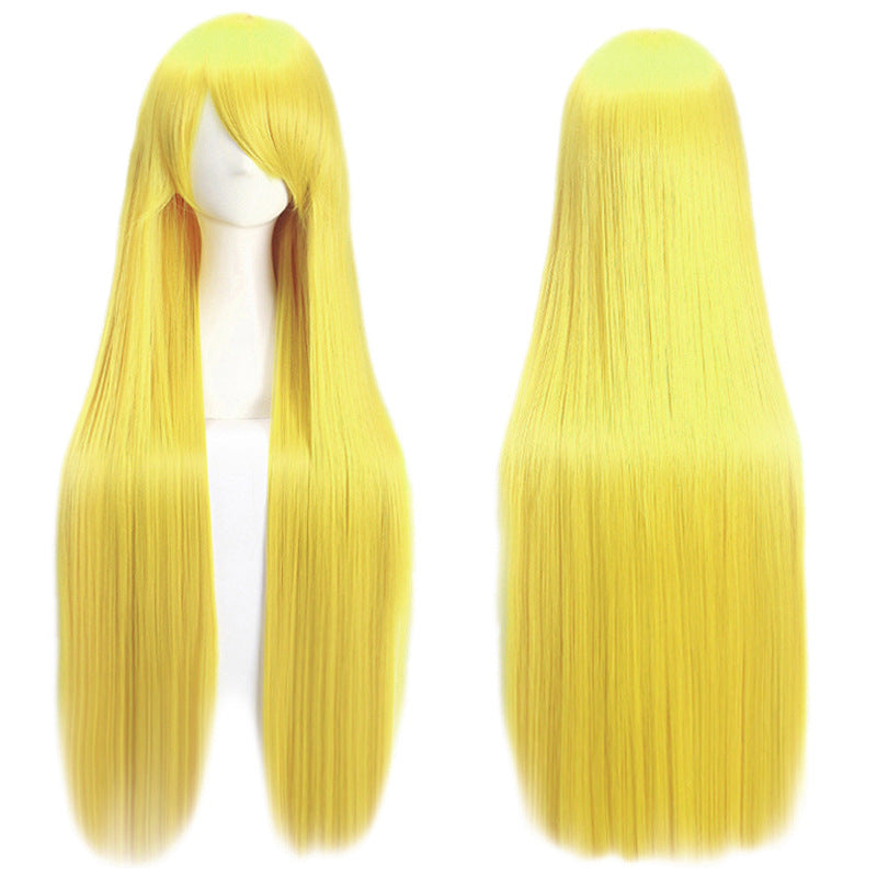 Classic Universal Color Hair Anime Fiber Long Straight Wig