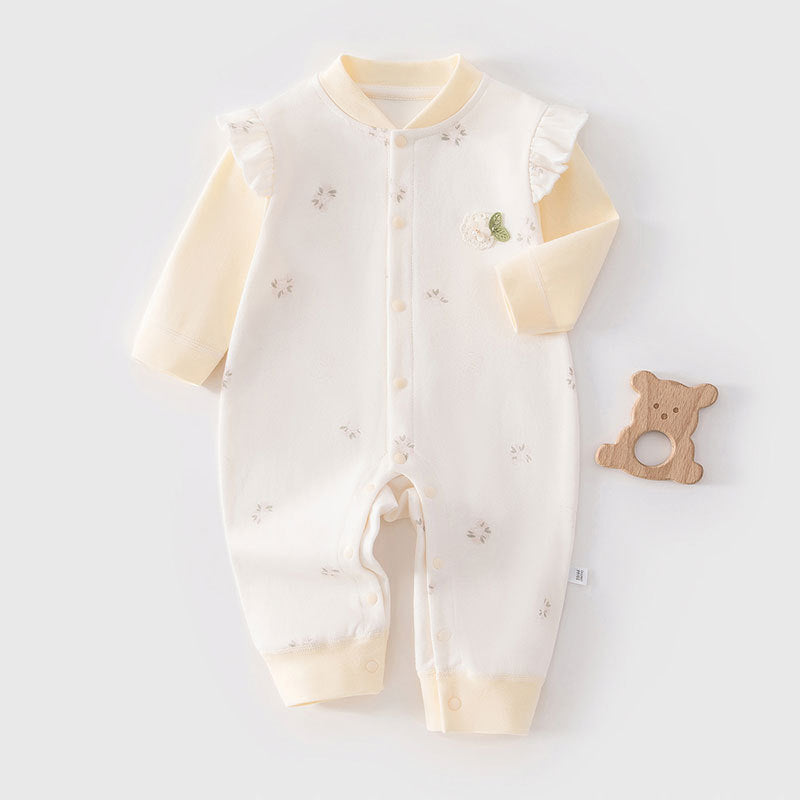Pure Cotton Jumpsuit Born Rompers Boneless Underwear Pajamas Jumpsuit, Climbing Suit