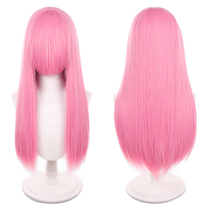Universal Long Straight Weight Shape Head Cos Wig