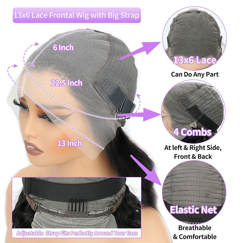 Women's Human Lace Headgear All Straight Natural Real Hair Wig