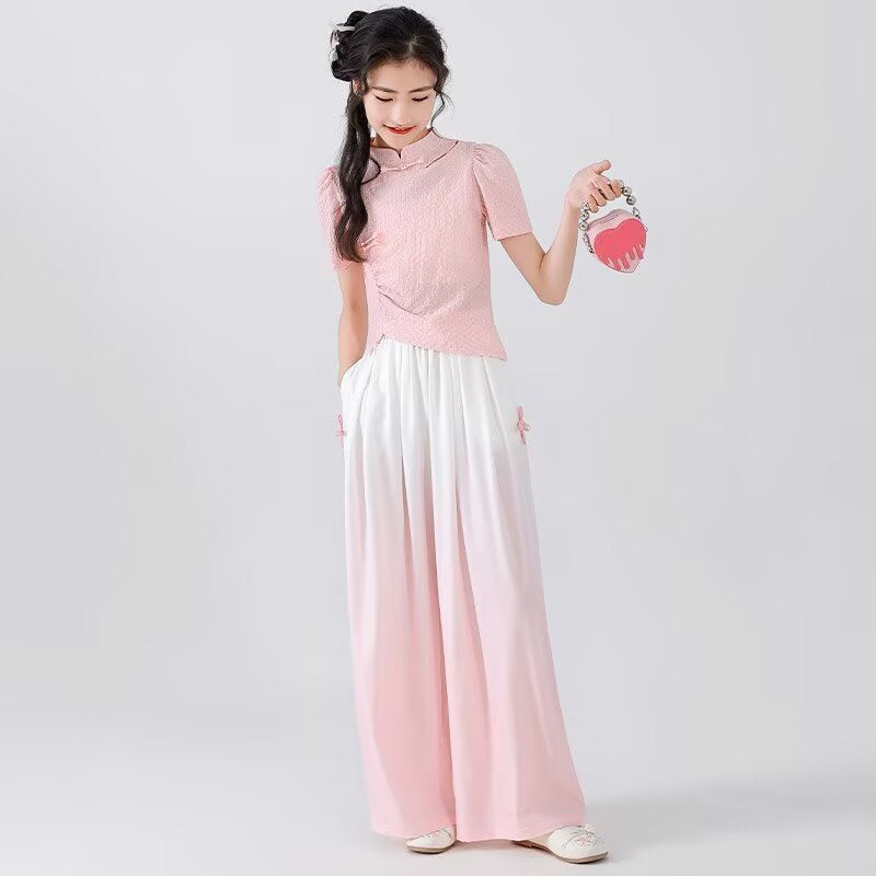 Children's Summer Thin Wear Older Ice Silk Anti Mosquito Children's Pants
