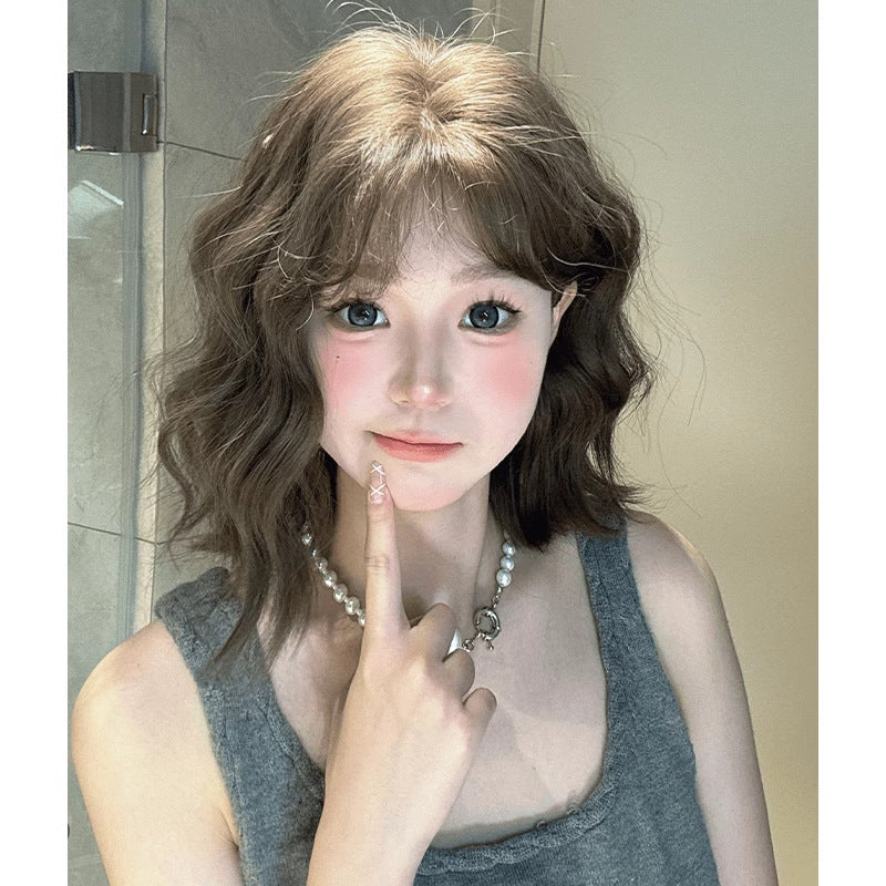 Odd Female Simulation Age Reduction Small Wig Short Curly Hair