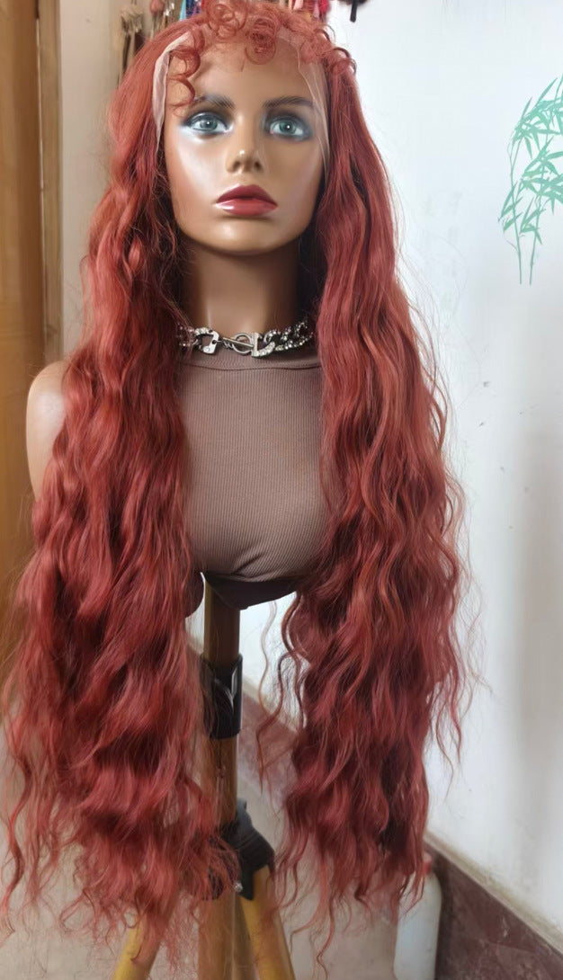 Clearance Sample Fiber Chemical Front Lace Long Straight Wig