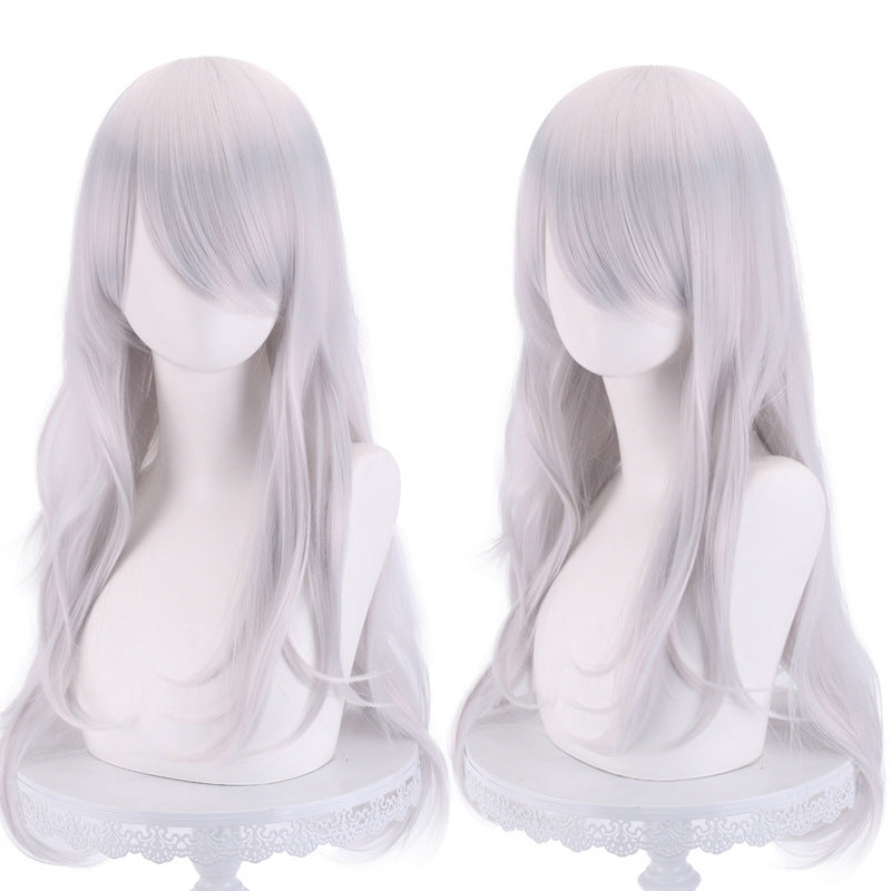 Anime Universal Long Curly Hair Micro Cos Wig