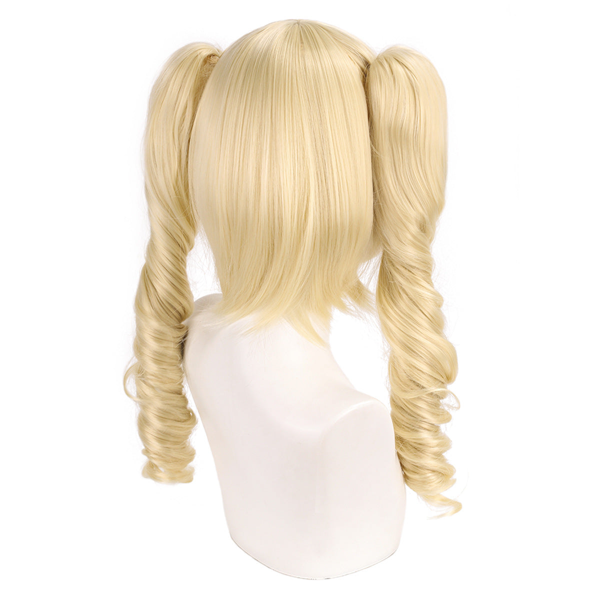 Dumb Female Stella Egg Puff Party Linkage Split Double Cos Wig
