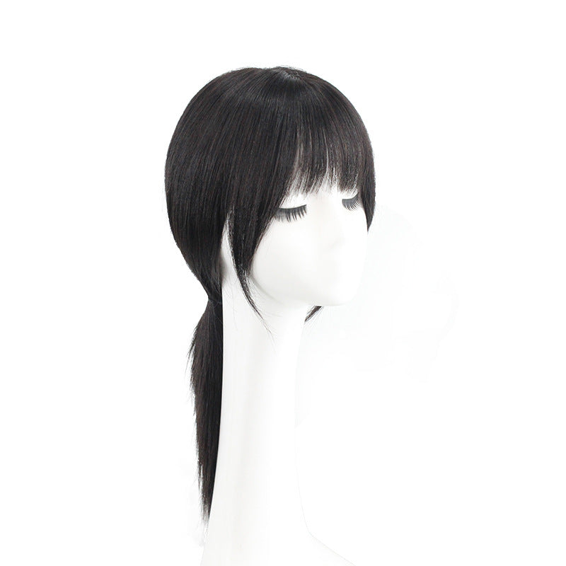 Women's Front Lace Long Collarbone Length Haircut Real Hair Wig
