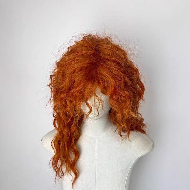 Women's Autumn Halloween Small Curls Mid-length Simulation Wig Short Curly Hair