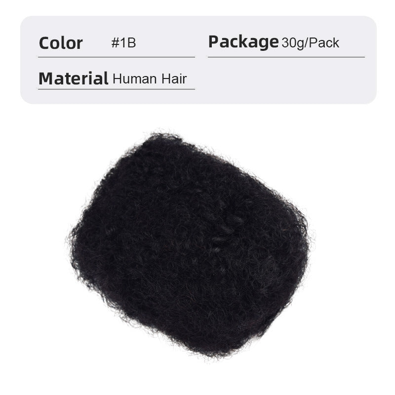 Comfortable African Human One Bag All Real Hair Wig
