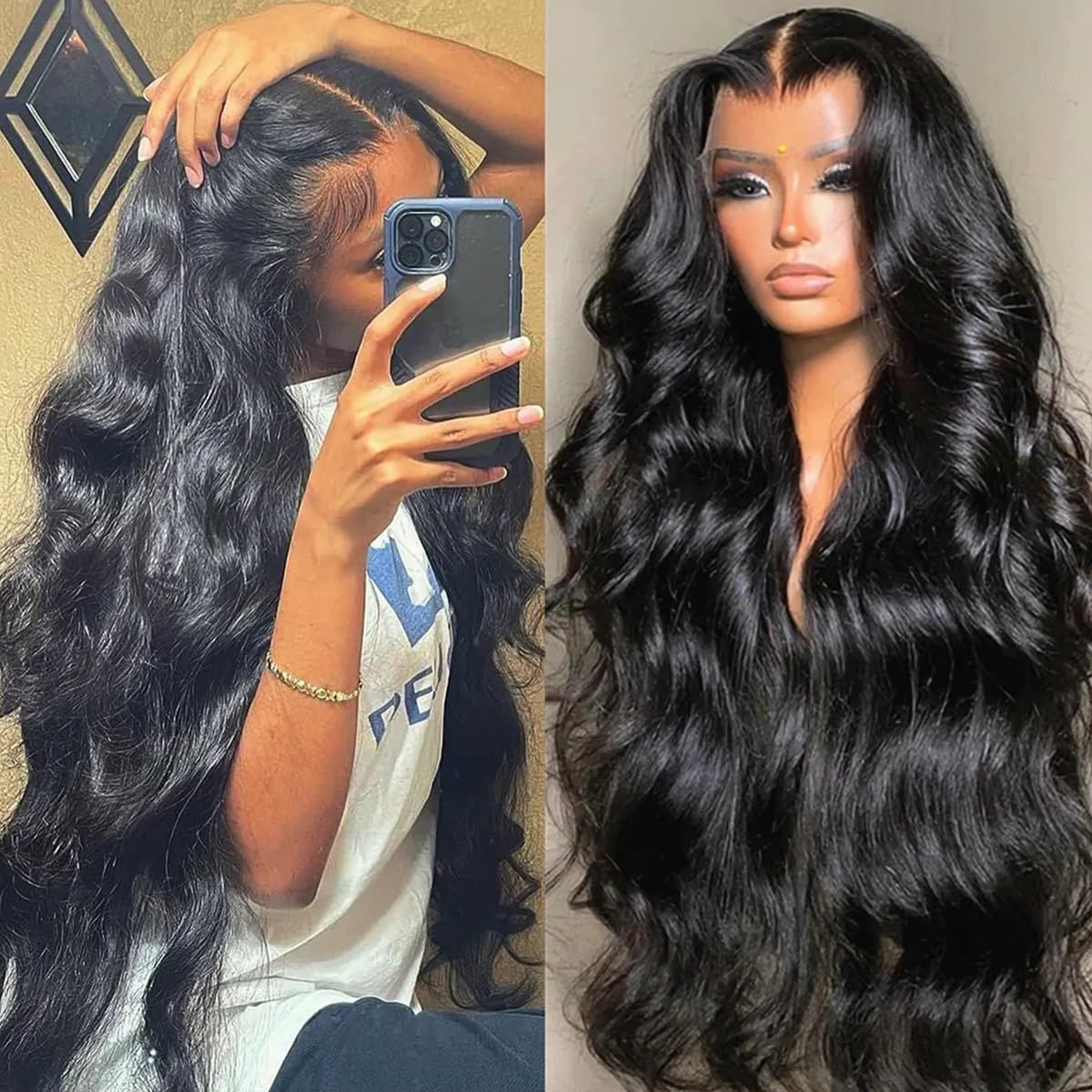 Women's Curly Hair Big Wave Front Lace Chemical Fiber Fashion Natural Wig Long Curls