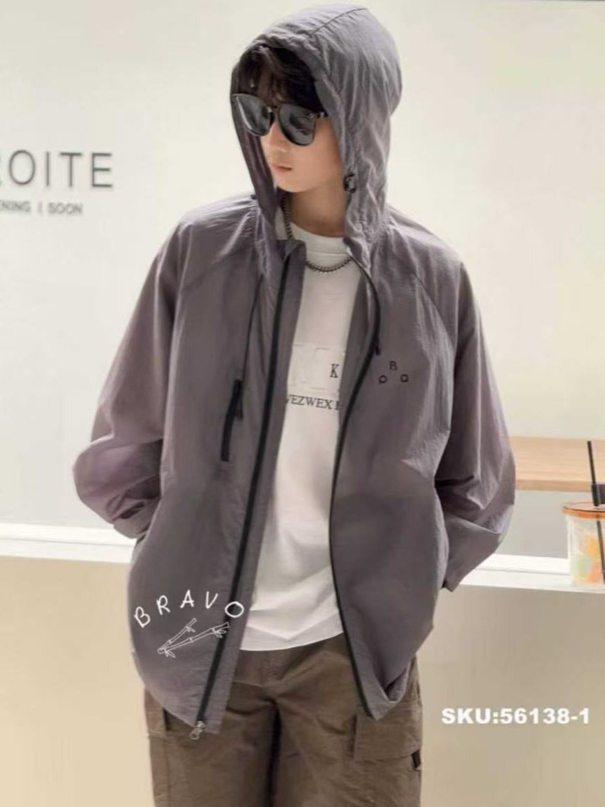 Man Printed Green Little Summer Lightweight Thin Coat No Children's T-shirt