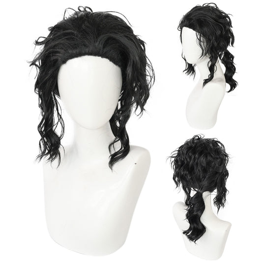 Durable Men's Angell Jackson Fashion Fluffy Cos Wig