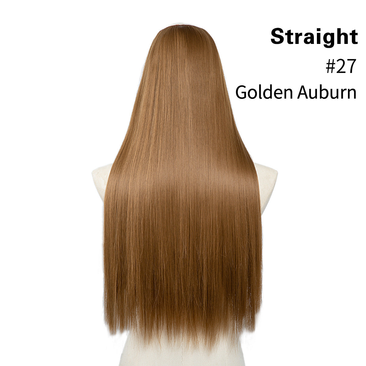 Female Chemical Fiber Simulation U-shaped Half Headgear Seamless Wig