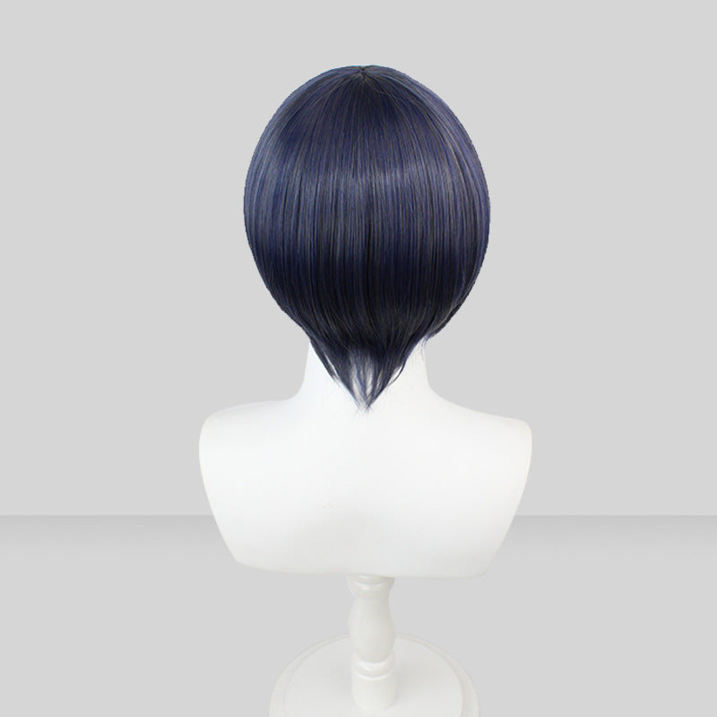 Black Butler Charles Fandom Haine Anime Finished Short Hair Blue Cos Wig