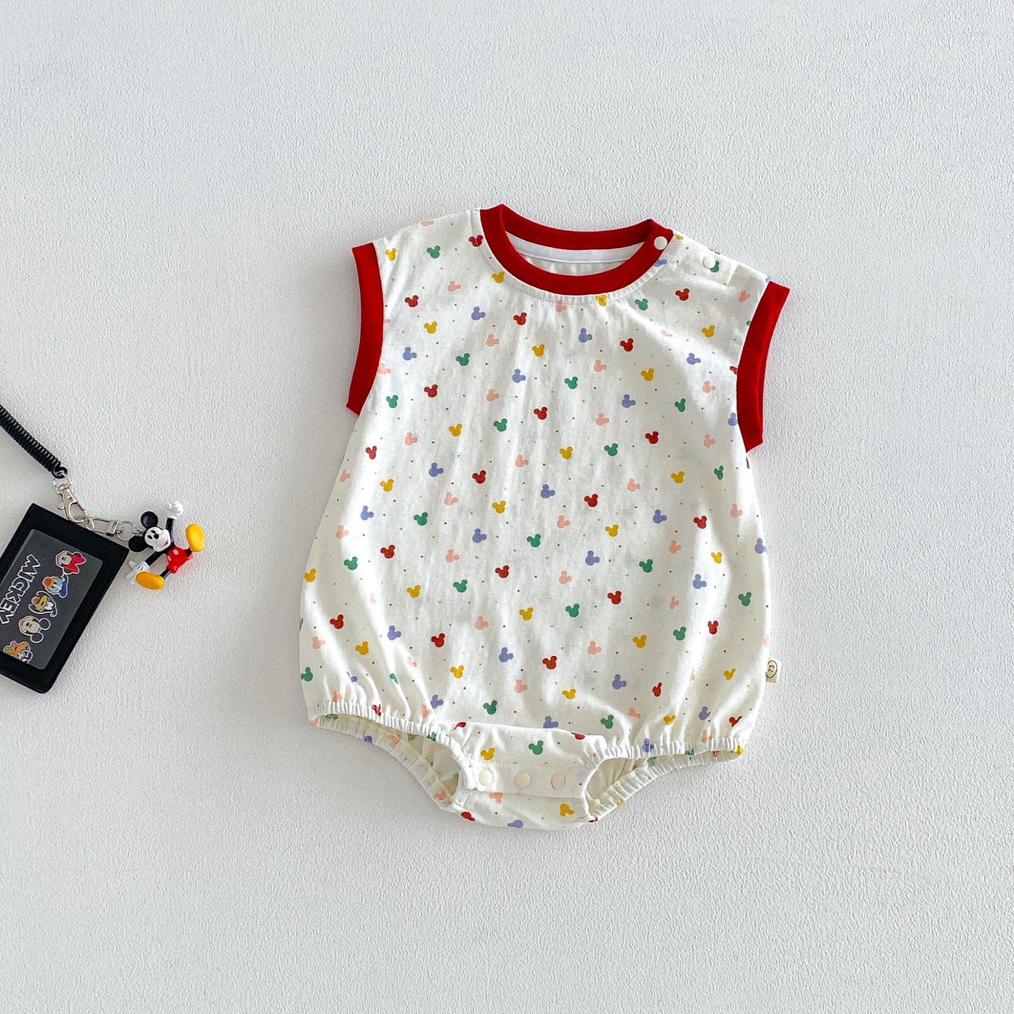 Children's Fashion Striped Vest Summer Top Korean Style Patchwork Children's T-shirt