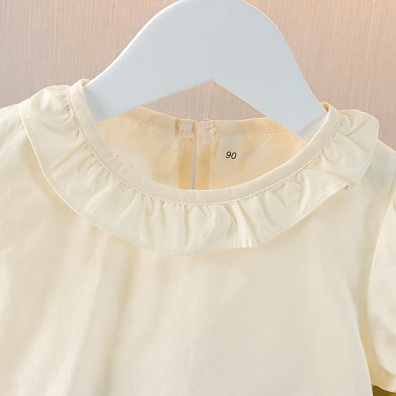 Children's Summer Dress Clothes For Babies Short-sleeved Children's Suit
