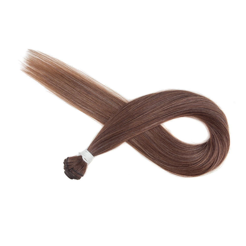 Classy Beautiful African Weft Hair Extension Long Straight Wig
