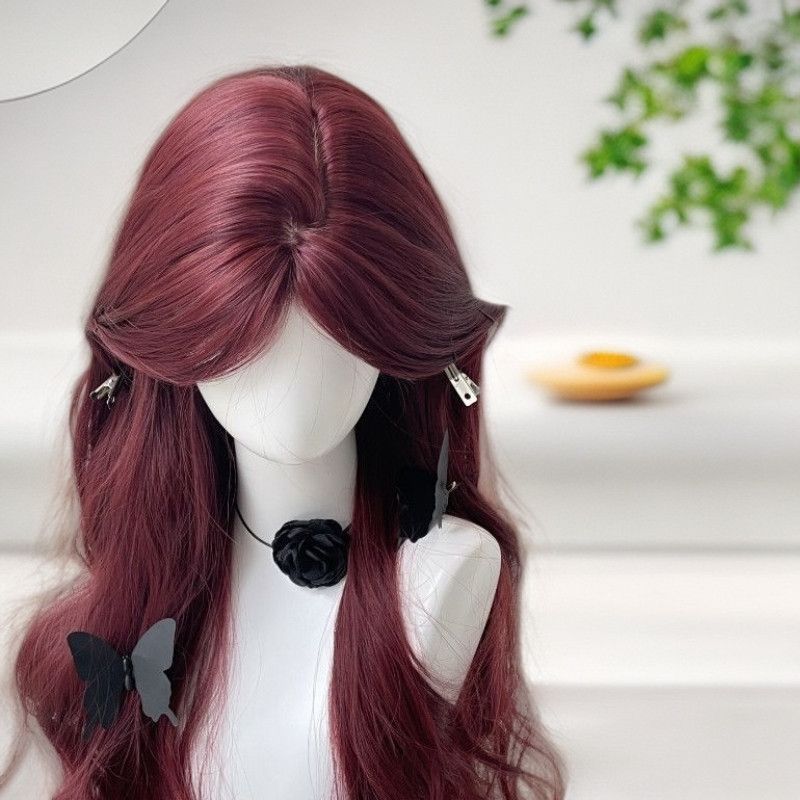 Big Wave Curly Hair Daily Natural Can Be Tied Wig Long Curls