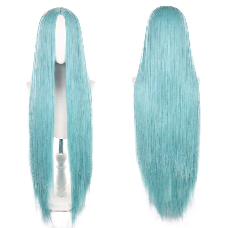 Mid-length Universal Long Straight Scalp Style Cos Wig