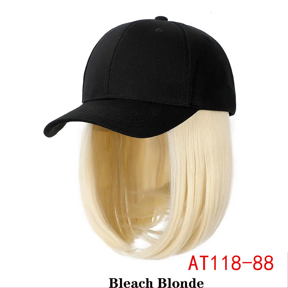 Women's Hat Short Hair One-piece Peaked Cap Summer Other Wig