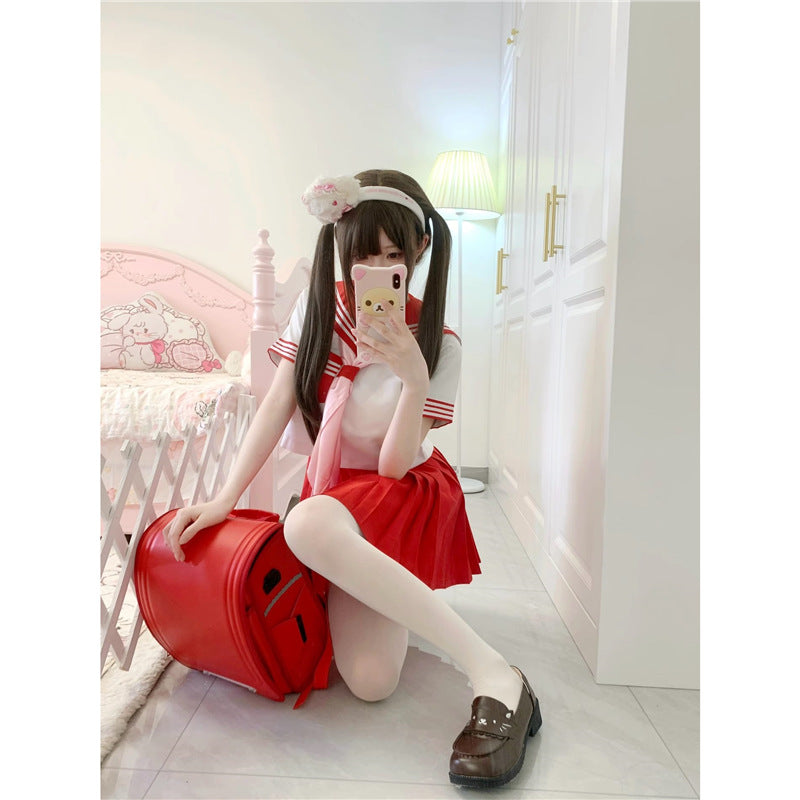Ponytail Little Radish Female Daily Long Straight Cos Wig