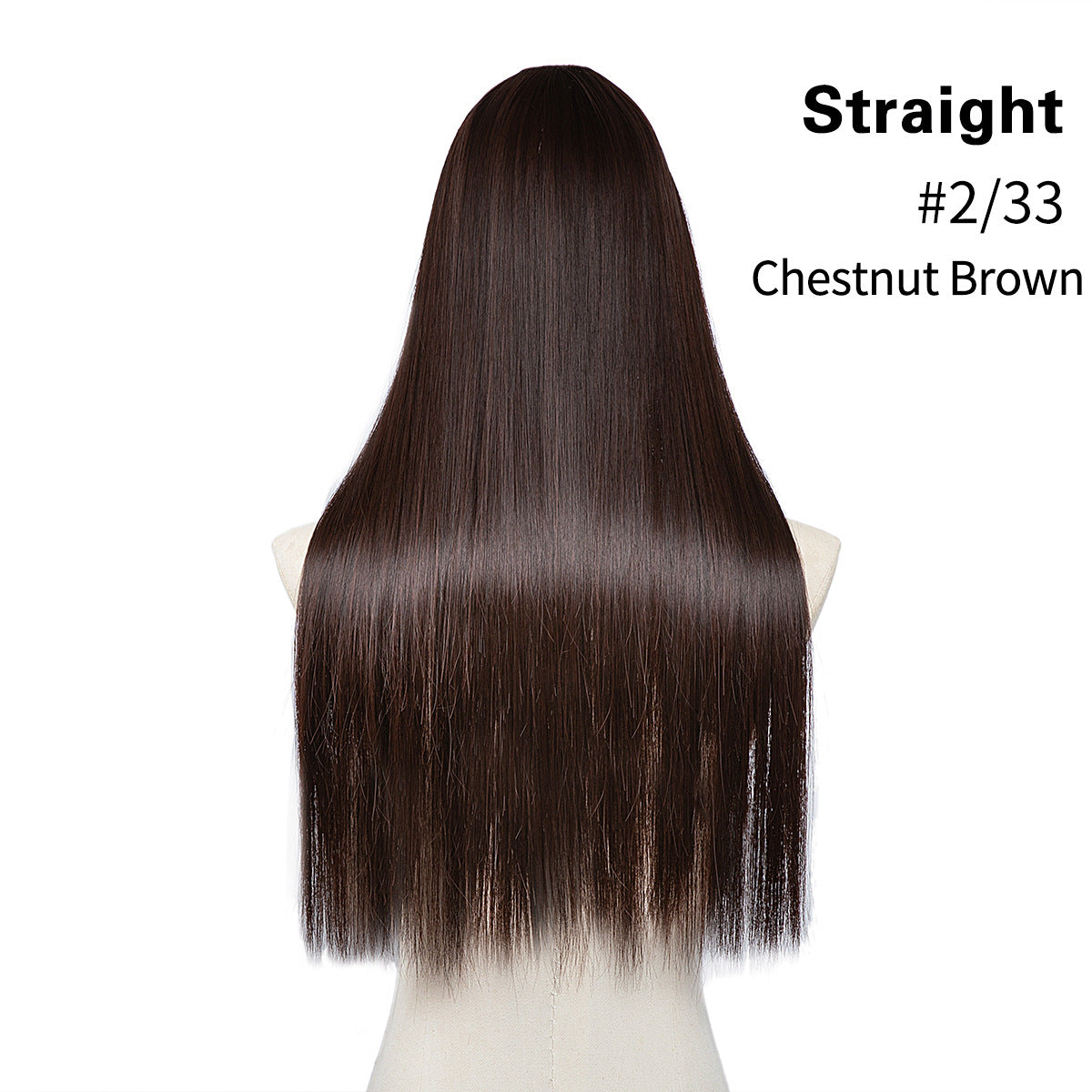 Female Chemical Fiber Simulation U-shaped Half Headgear Seamless Wig