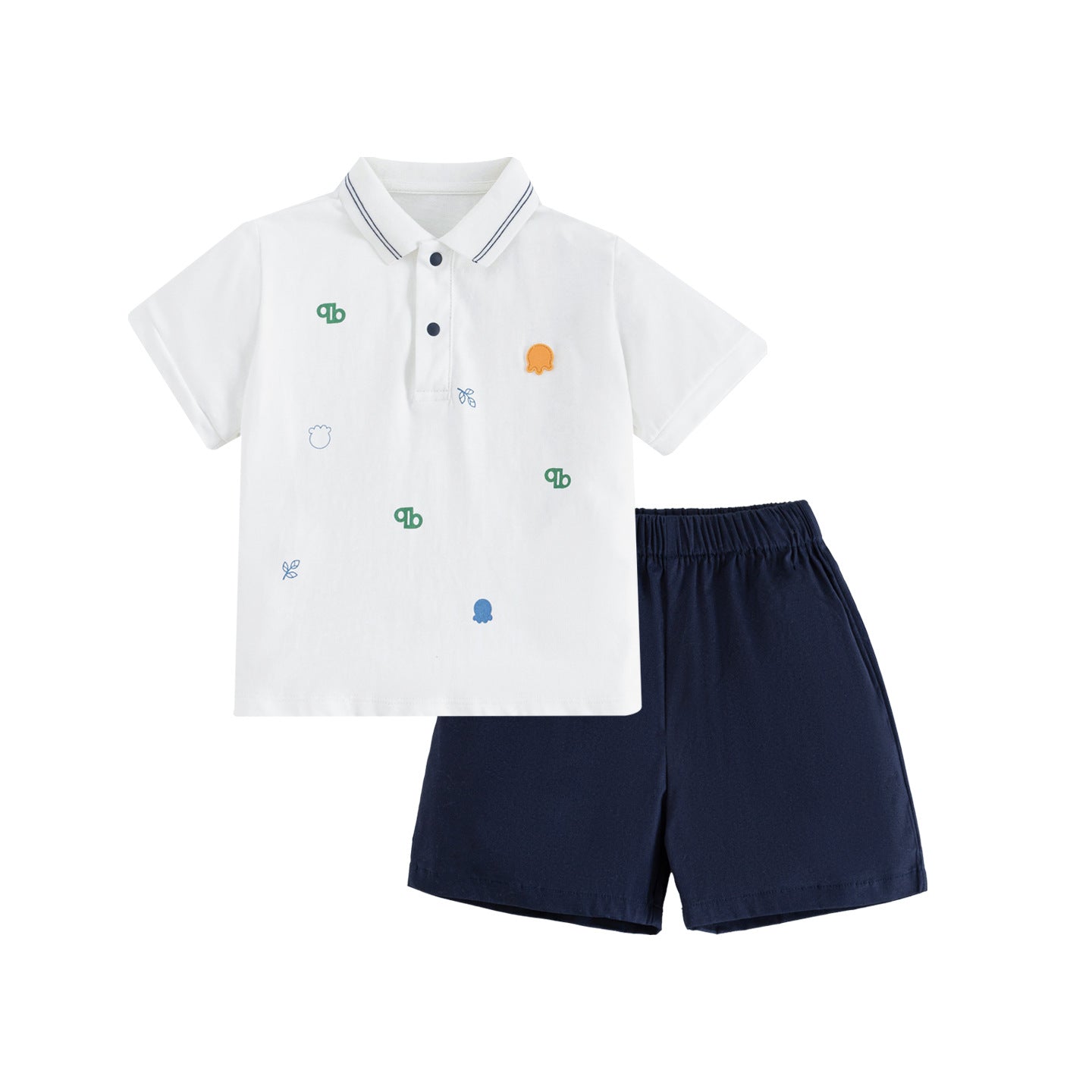 Children's Summer Short Sleeve Trendy Clothes Clothing Gentleman One Year Children's Suit