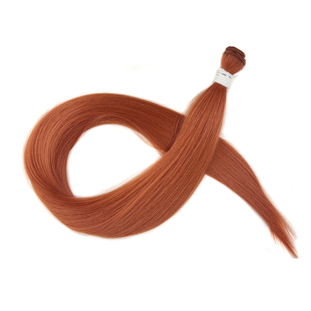 Classy Beautiful African Weft Hair Extension Long Straight Wig
