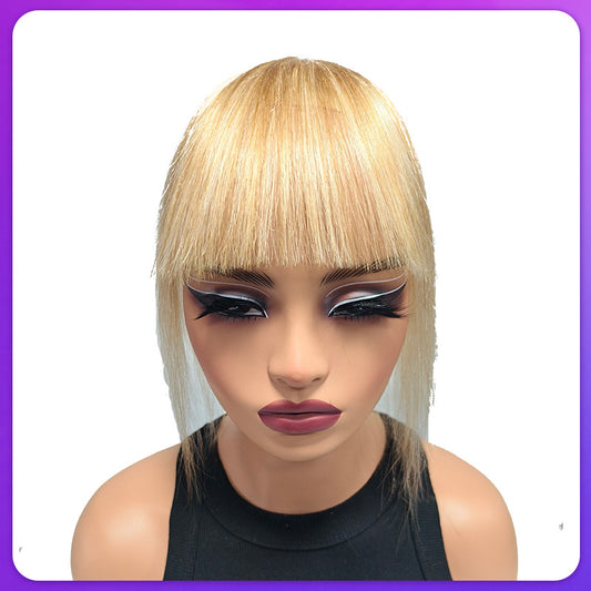 Beautiful Cool Human Head Supplementing Piece Real Hair Wig