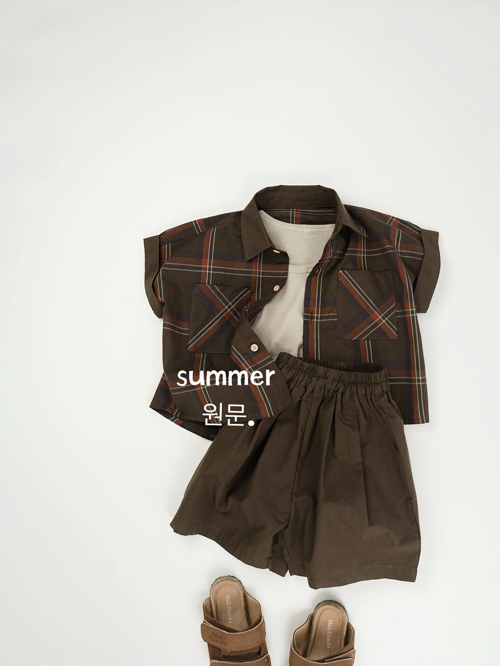 Children's Korean Style Clothing Summer Shorts Cropped Retro Fashionable Soft Children's Pants